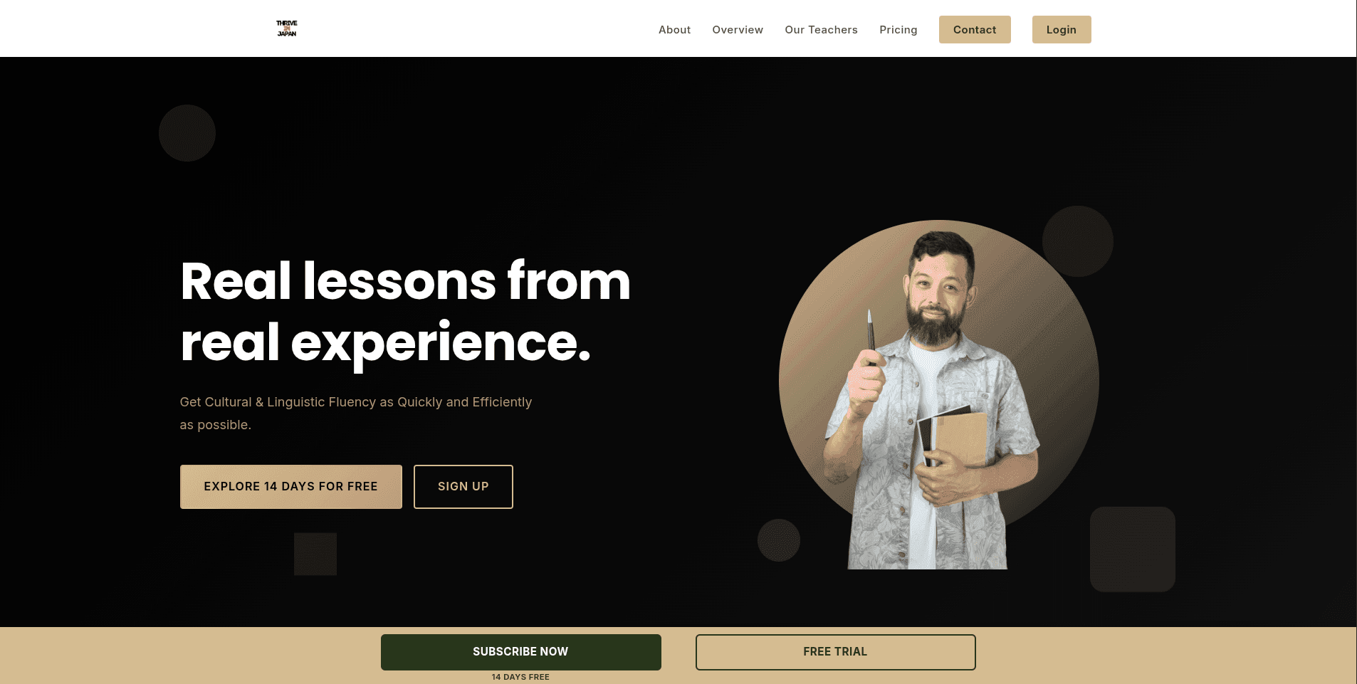 Thrive — Japanese Language Learning Platform